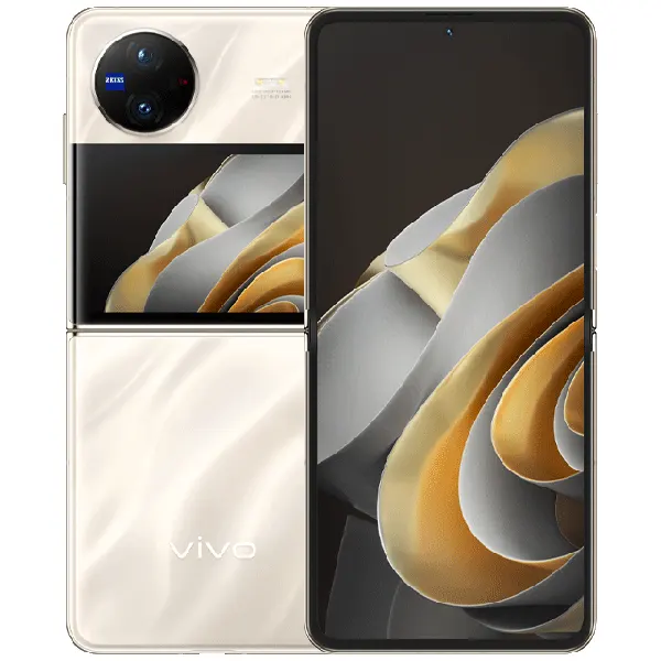 Vivo X Flip Silk Gold