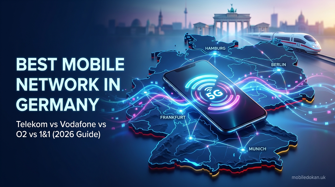 Best Mobile Network in Germany: Telekom vs Vodafone vs O2 vs 1&1 (2026 Guide)